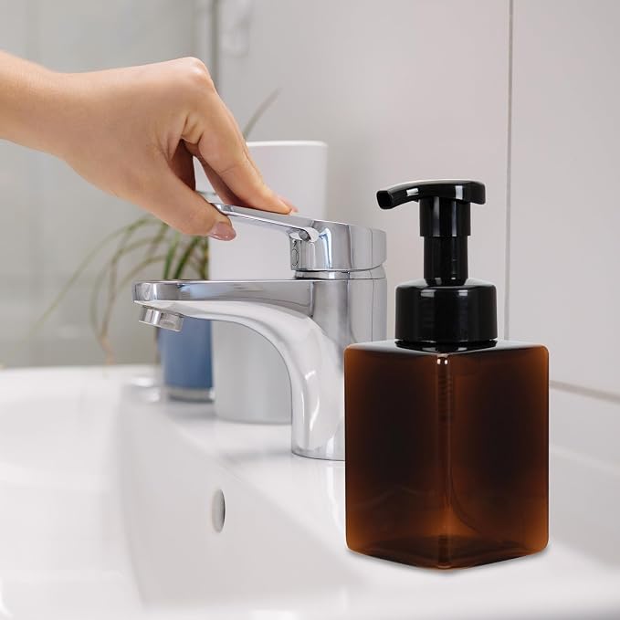 Ginger Lily Farms Foaming Soap Dispenser, Refillable Plastic Pump Bottles - Image 5