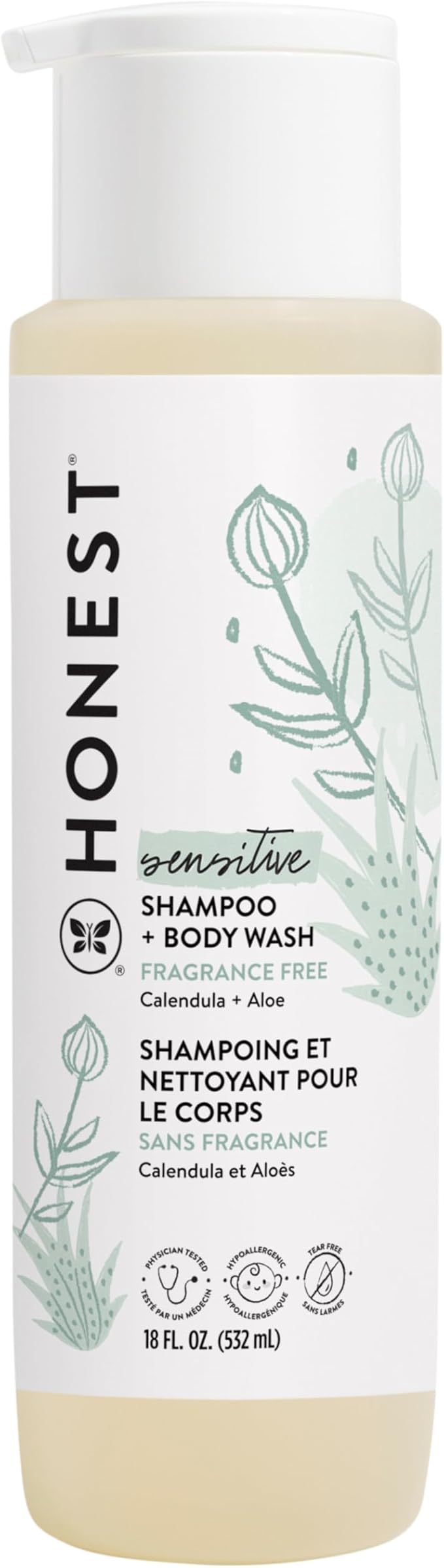 The Honest Company 2-in-1 Cleansing Shampoo and Body Wash by TheHonestCompany