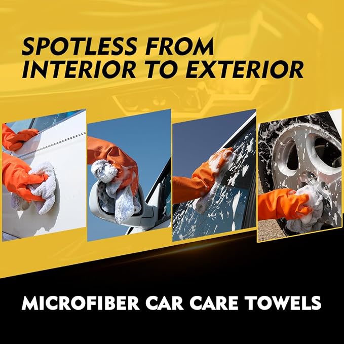 HOMEXCEL White Microfiber Cleaning Cloth 150 Pack, 12.5 x 12.5 inch Microfiber - Image 4