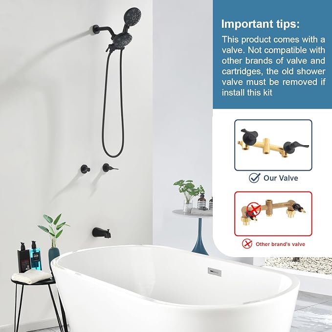 2 Handle Shower Faucet Set - Image 2