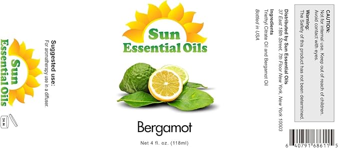 Sun Essential Oils Bergamot Essential Oil - Image 2
