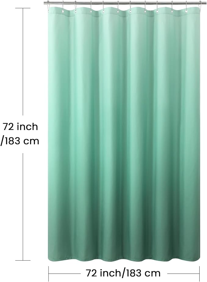 Fabric Shower Curtain, Modern Waterproof Bathroom Curtains - Image 6