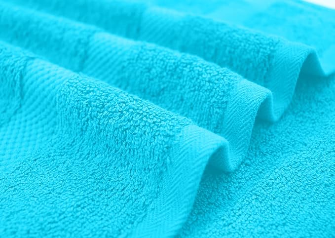 DAN RIVER Bath Towels Set of 4, 27 x 54 Inches, 100% Cotton, Larger & Lighter - Image 7