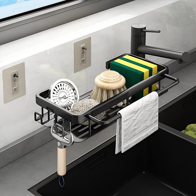 Sponge Holder Kitchen Sink Caddy Organizer Wall Mount Sponge Holder by Unknown