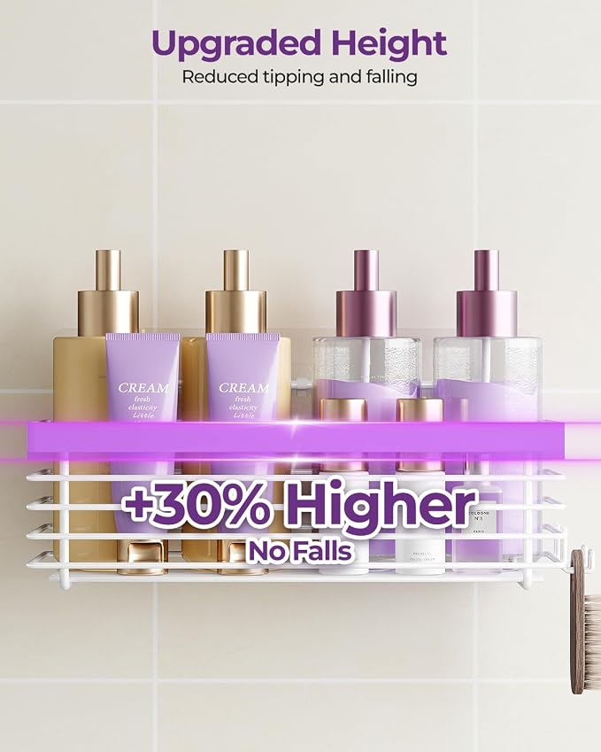 ODesign Shower Caddy 3 Pack SUS304 Stainless Steel-No Drilling-Shower Bathroom - Image 4