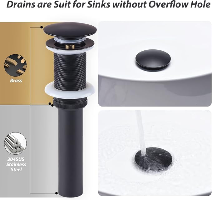 RBROHANT Black Wall Mount Faucet - Image 6