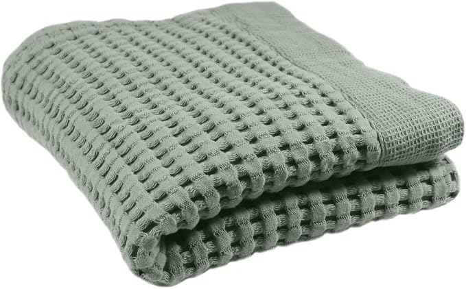GILDEN TREE Waffle Hand Towels for Bathroom Quick Drying Lint Free Thin by GildenTree