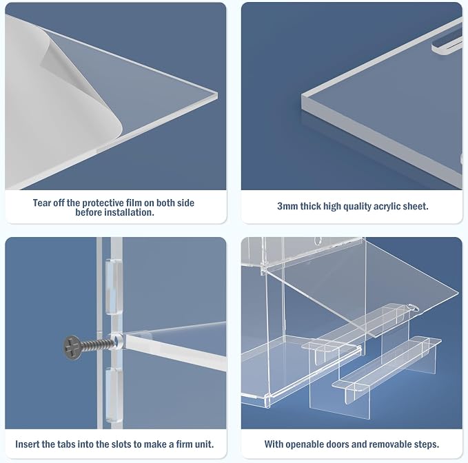 Choowin 2 Layer Clear Acrylic Display Case - Image 5