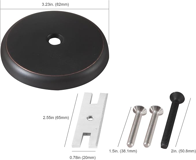 Single Hole Bathtub Drain Overflow Plate - Image 6