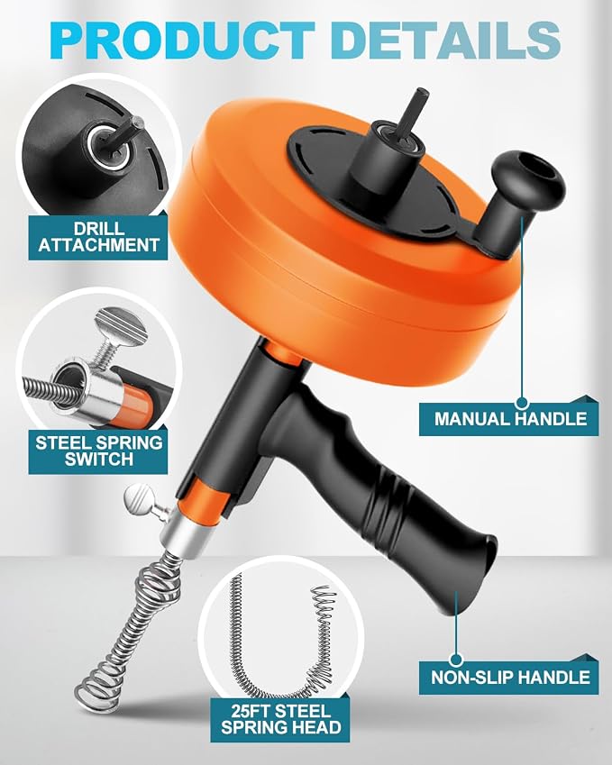 Drain Auger, Plumbing Snake - Image 2