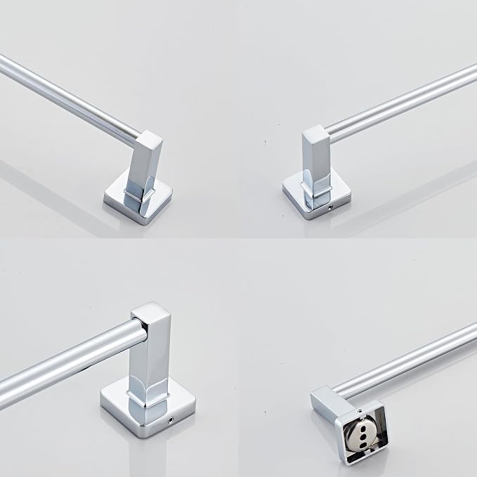 12 Inch Towel Racks for Bathroom Wall Mounted, Chrome Finish Stainless Rack - Image 4