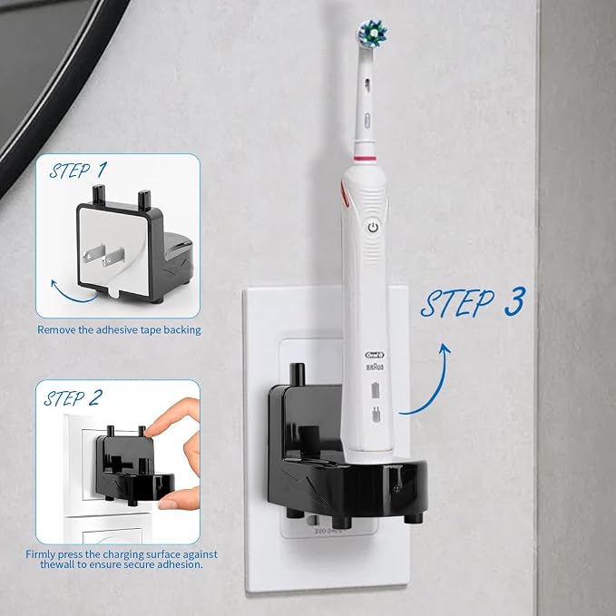 Wall Charger for Oral-B Braun Electric Toothbrush, Wireless Electric Toothbrush - Image 2