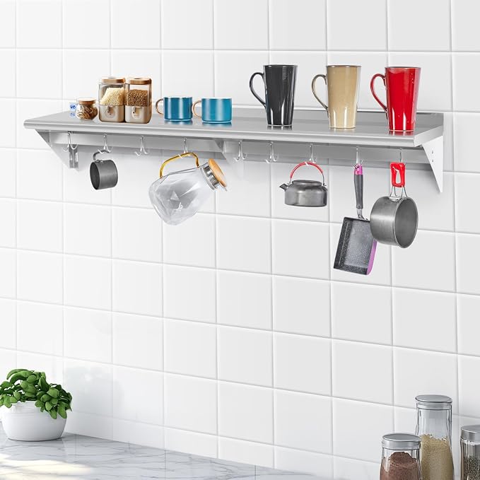 Hally Stainless Steel Shelf - Image 7
