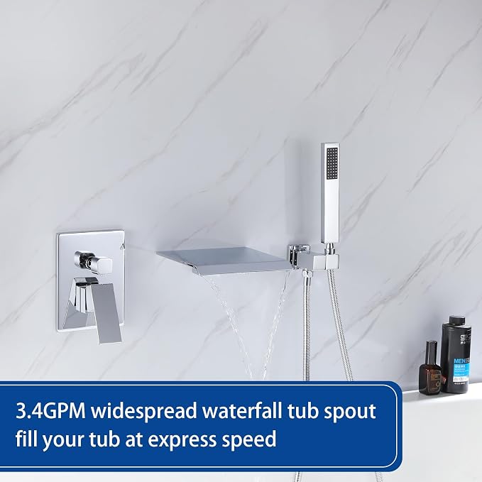 TapLong Wall Mount Bathtub Faucet - Image 2