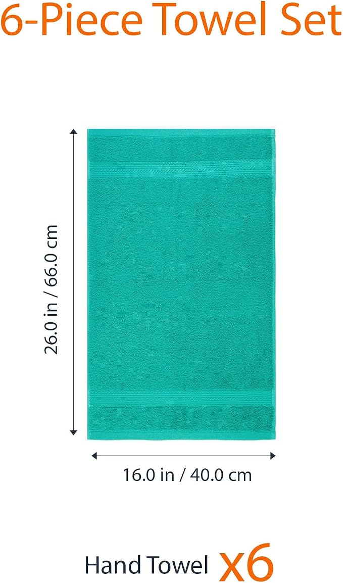 Amazon Basics 6 Piece hand towels - Image 5