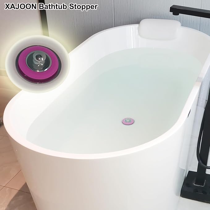 Bathtub Drain Stopper, Silicone Bathtub Stopper, Tub Stopper, Washbasin Drain - Image 3