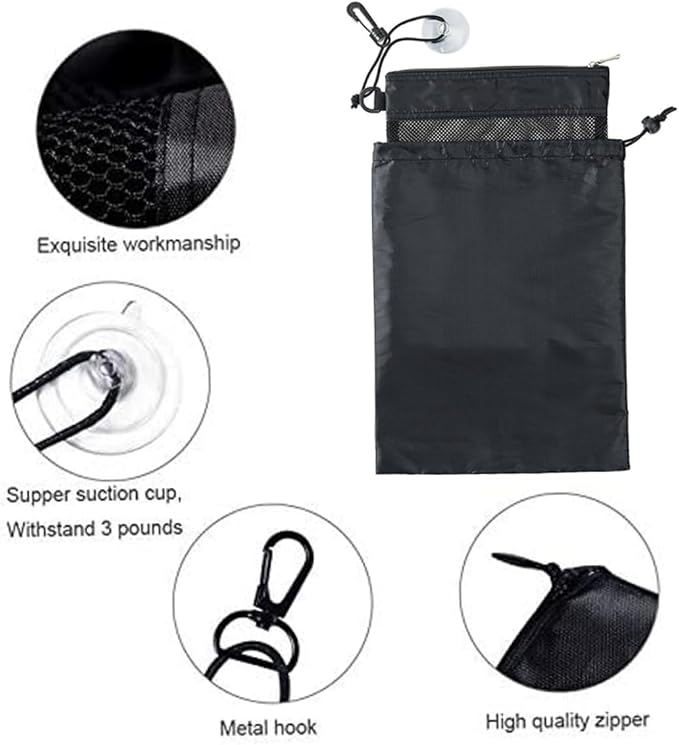 Shower Net Bag, Gym Shower Bag, Caddy Portable, - Image 4