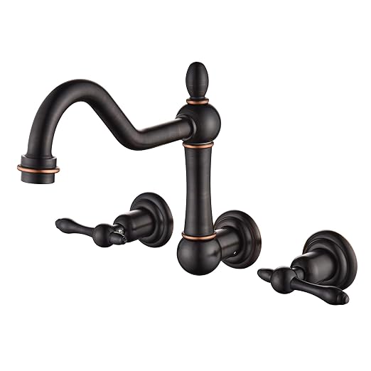 sumerain Vintage Tub Faucet Wall Mount Bathtub Filler Oil Rubbed Bronze by SUMERAINFAUCETS