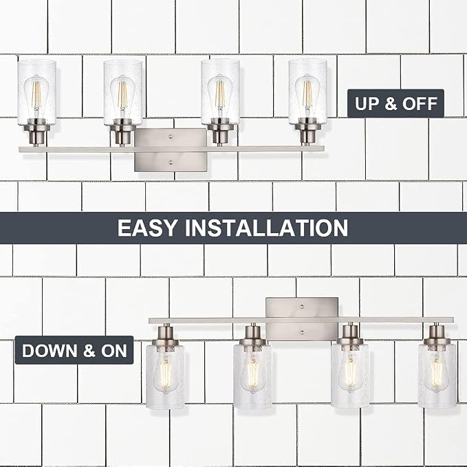 4-Lights Modern Vanity Light Fixtures - Image 5