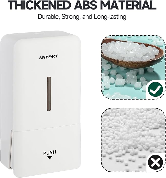 27oz Manual Wall Mounted Soap Dispenser, Use - Image 5