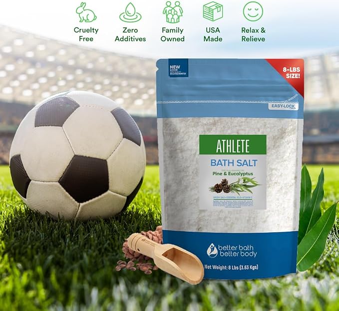 Athlete Bath Salt 128 Ounces Epsom Salt - Image 3