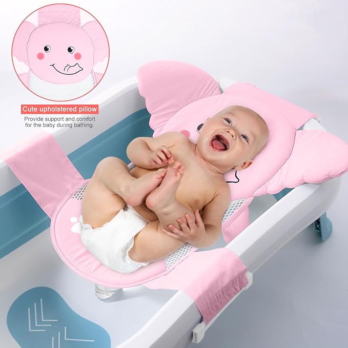 AIR&TREE Baby Bath Seat Support Net, Quick Drying, Adjustable, Comfortable - Image 3