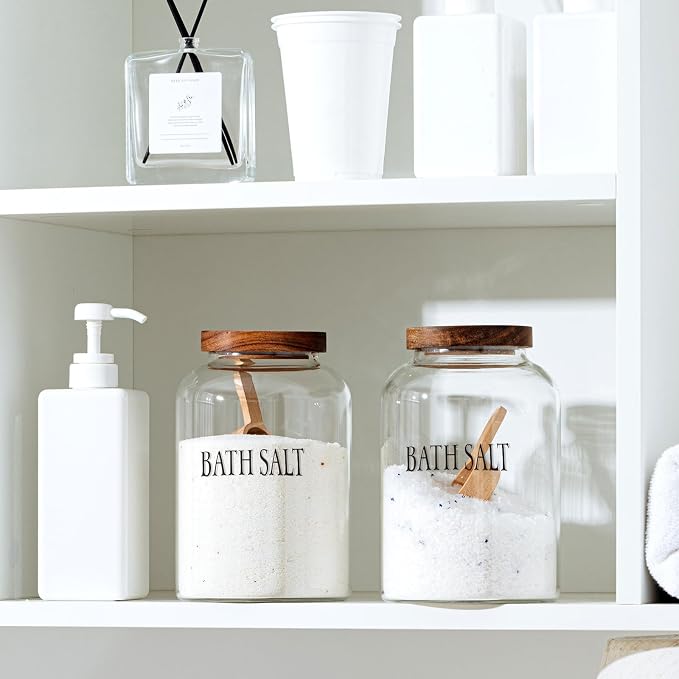 2 Sets 74 oz Large Bath Salt Container - Image 7