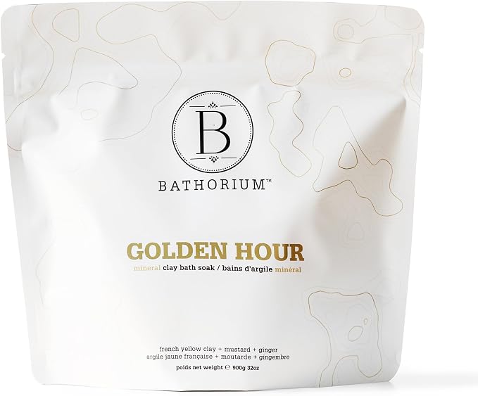 Bathorium Golden Hour Mud Mineral Soak, Detox Bath Soak by Bathorium