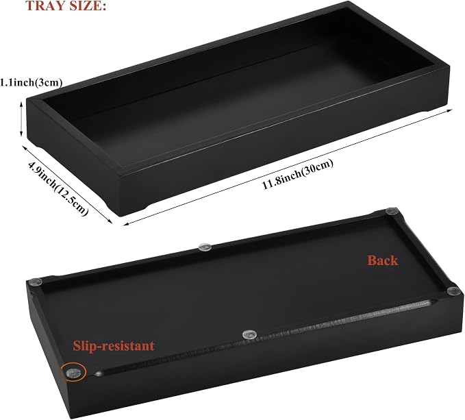 Farmhouse Wooden Vanity Tray - Image 2