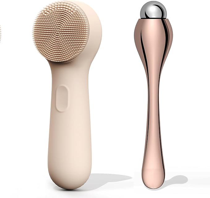 NågraCoola CLIE 2.0 Silicone Face Scrubber, Facial Cleansing Brush, Rechargeable by N%C3%A5graCoola