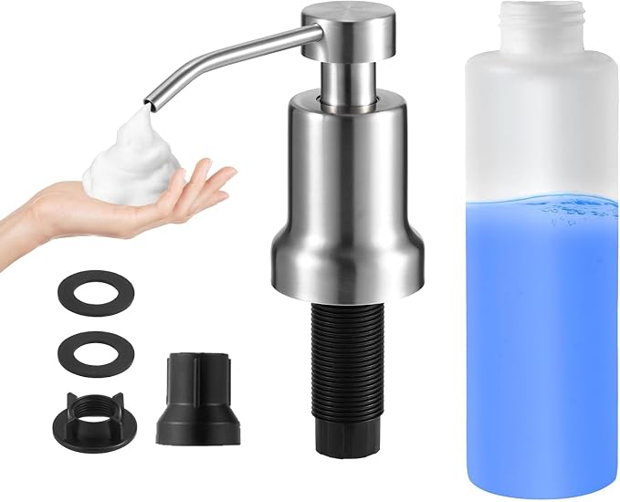 Foaming Soap Dispenser for Kitchen Sink, Kitchen Bathroom Soap Dispenser Pump by COLAYERIST