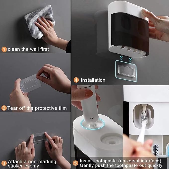 StAider Wall-Mounted Toothbrush Holder-Electric Toothbrush Holder - Image 6