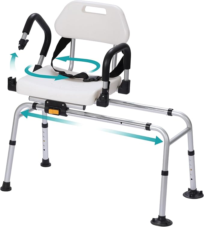 ELENKER Sliding Shower Chair by ELENKER