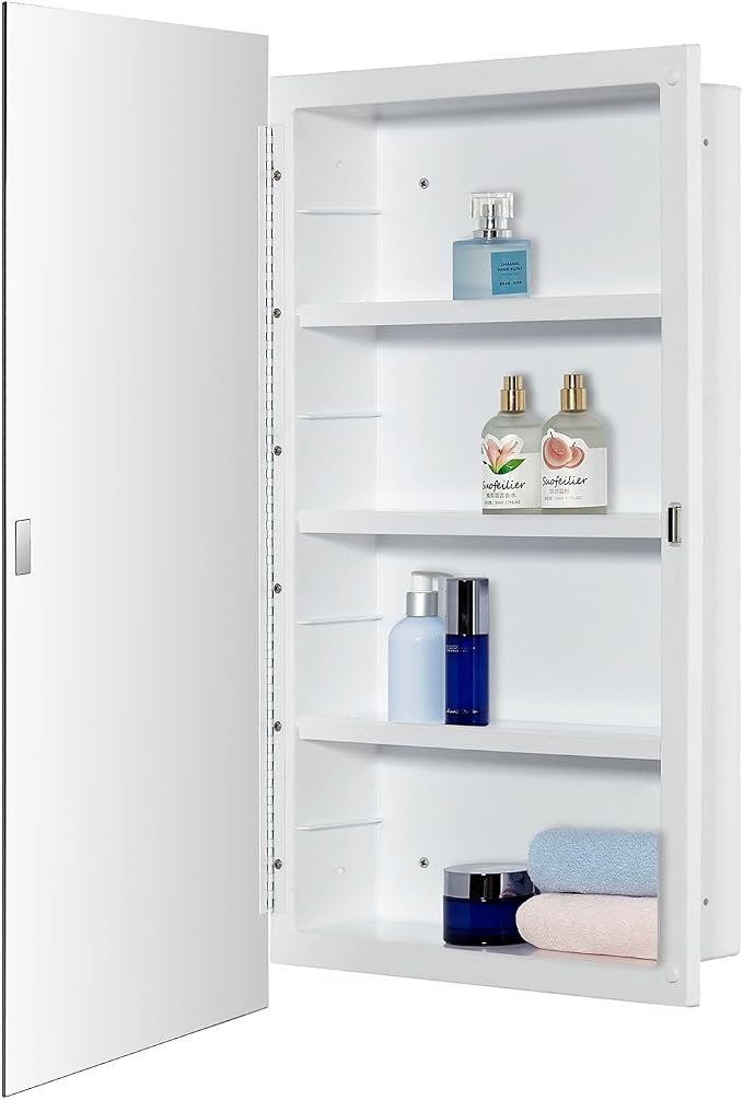 Plastic Medicine Mirror Cabinet - Image 4