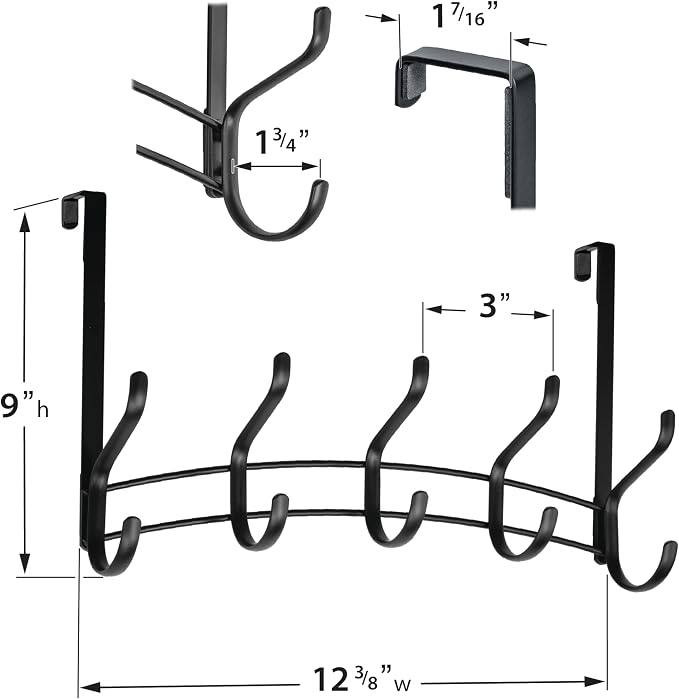 LYNK Professional® Home™ Over Door Hooks Rack - Image 6