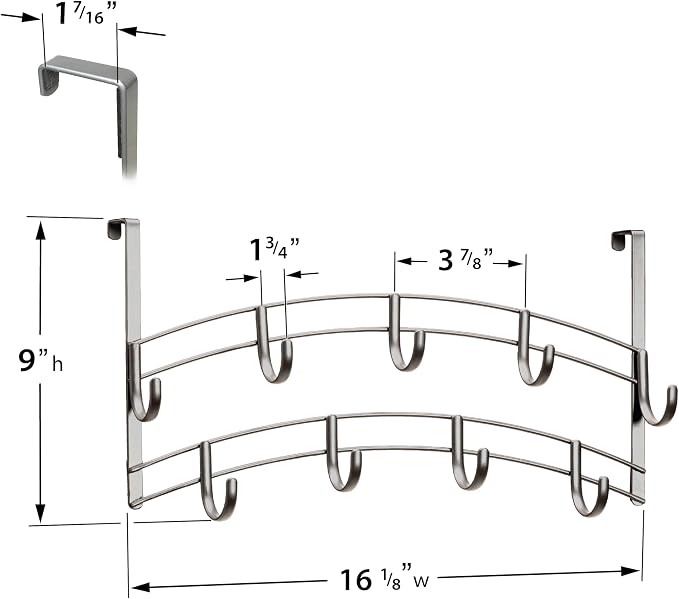 LYNK Professional® Home™ Over Door Hooks Rack - Image 4