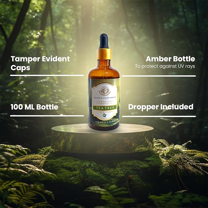 Enhanced Essentials-Luxurious Tea Tree Essential Oil|with Dropper|Concentrated - Image 2