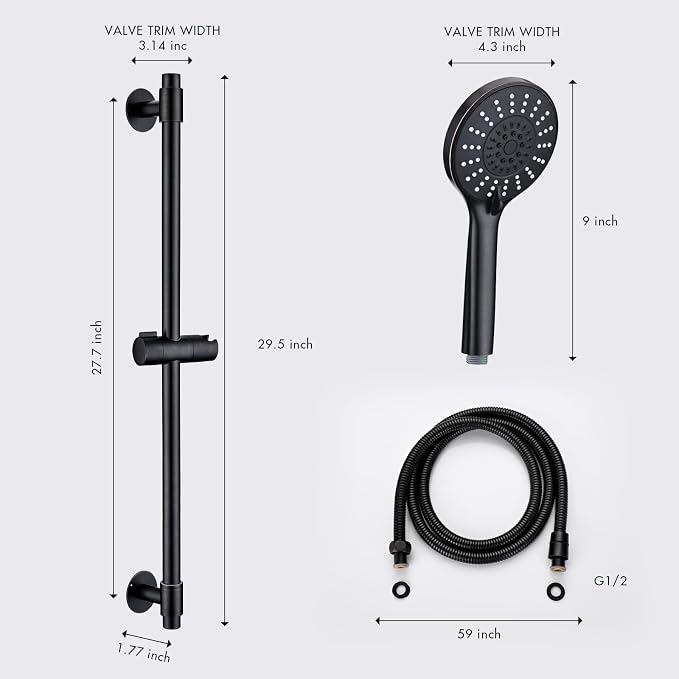 Adjustable Shower Slide Bar - Image 7