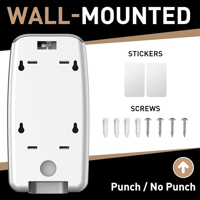 Commercial Soap Dispenser Wall Mount Manual Pump Hand Soap Dispenser 800ml Gel - Image 6