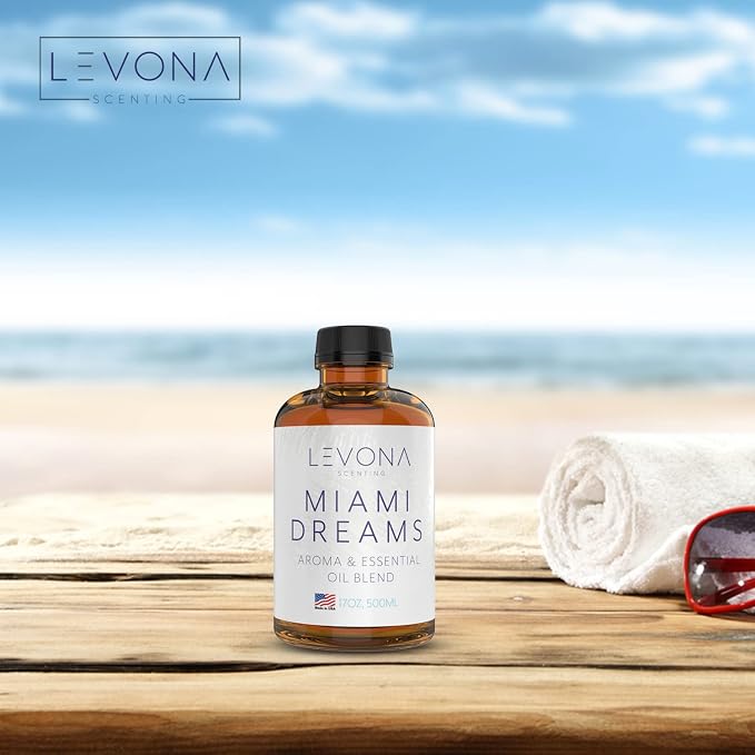 Levona Scent Essential Oils for Diffusers for Home: Miami Dreams Hotel & Home - Image 5