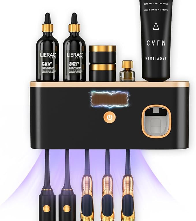 Toothbrush Holders for Bathrooms, Toothbrush Holder Wall Mounted - Image 8
