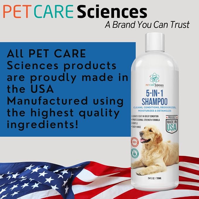 16 floz 5 in 1 Dog Shampoo for Itchy Skin - Image 6