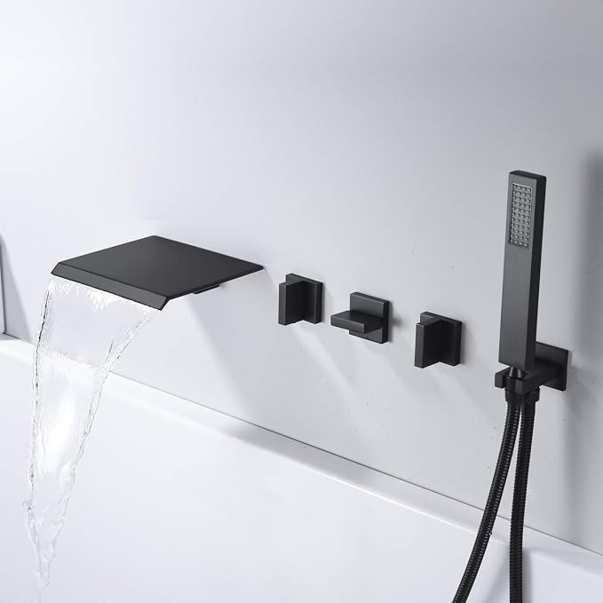 Wall Mount Waterfall Tub Filler Faucet - Image 4