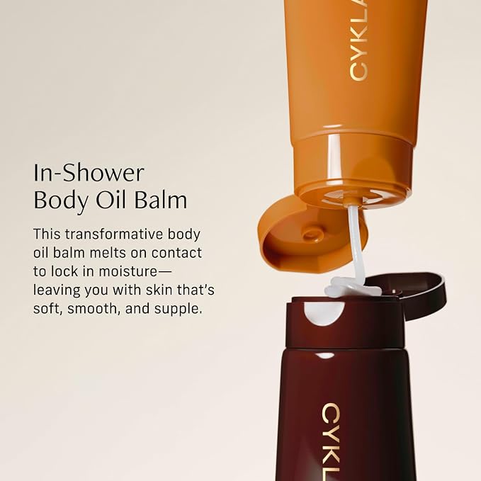 CYKLAR In-Shower Oil Balm. Vanilla Verve Scented Hydrating Body Moisturizer - Image 2