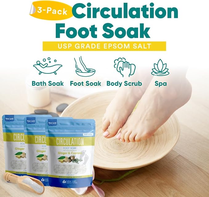 Circulation Foot Soak Foot Soaking Epsom Salts - Image 5