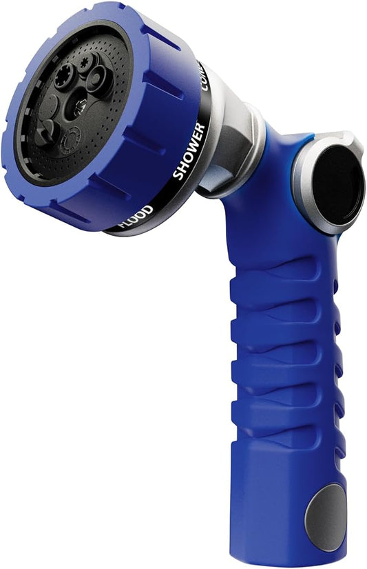 RESTMO Heavy Duty Hose Nozzle, Metal Garden Water Hose Sprayer by Restmo