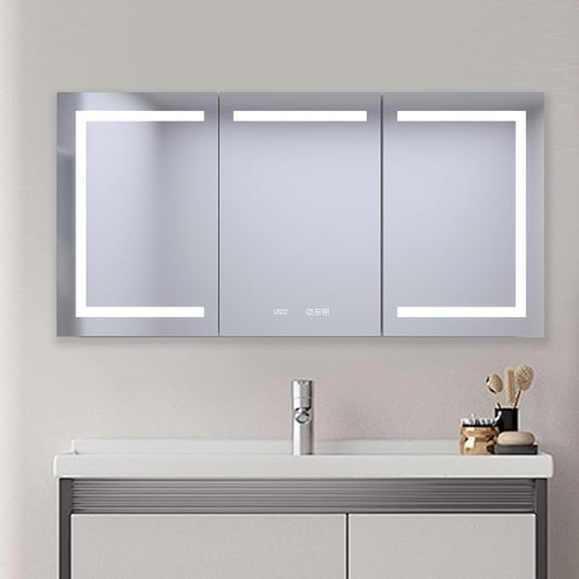 60" x 30" LED Lighted Medicine Cabinet by Unknown