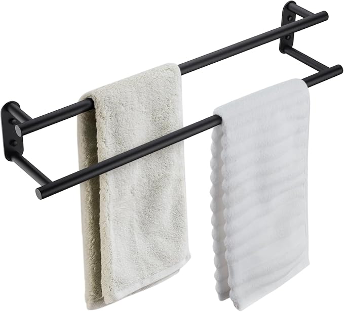 BAGNOLUX Double Towel Bar, SUS304 Towel Racks by BAGNOLUX