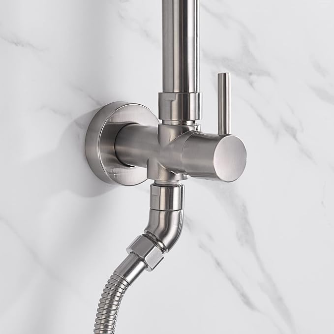 sumerain Brushed Nickel Retrofit Shower Systems - Image 5