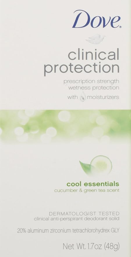 Dove Clinical Protection Antiperspirant Deodorant, Cool Essentials 1.7 Ounce - Image 2